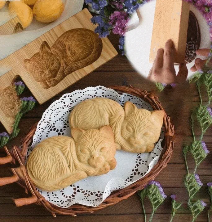 💖WOOD PATTERNED COOKIE CUTTER